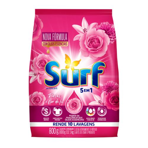Sabao Em Po Surf 800g Coco