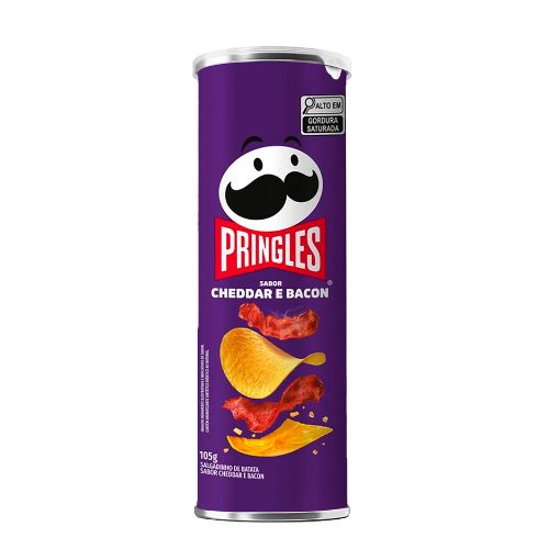 Batata Pringles 105g Cheddar Bacon