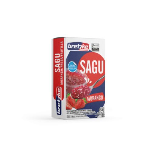Sagu Bretzke Morango 250g